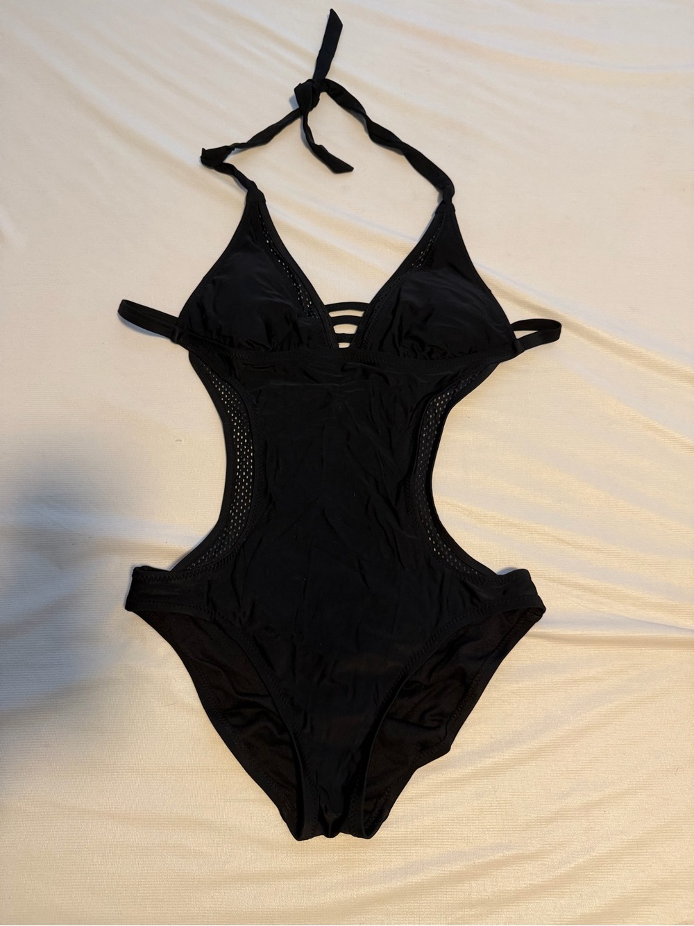 Target Black Cutout One-Piece Swimwear